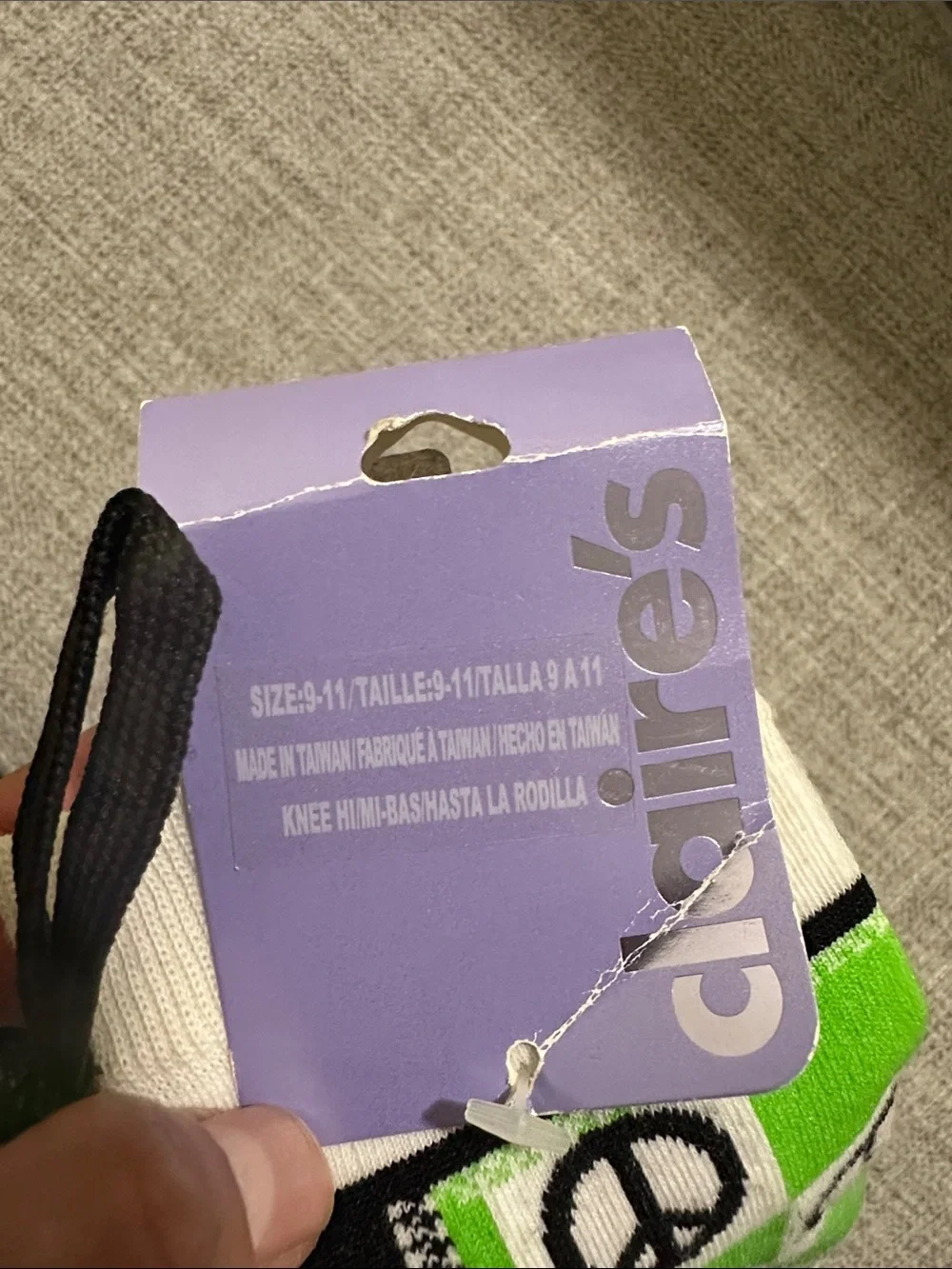 NWT Claire’s Shoe Socks